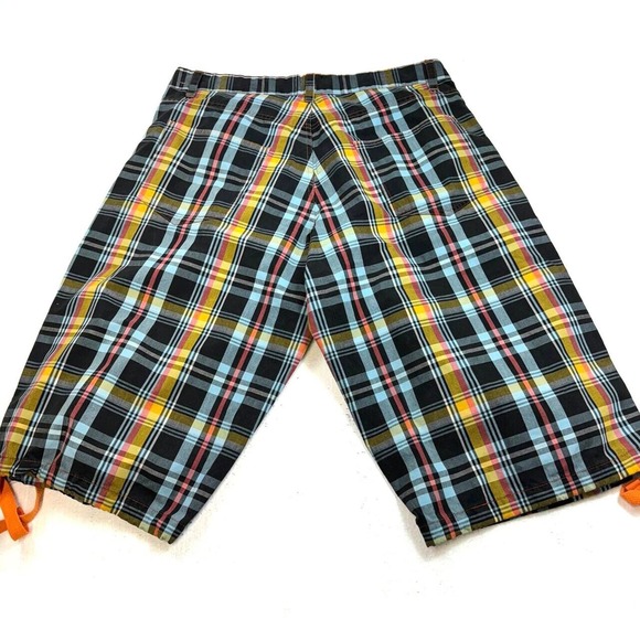 Men's KOMAN JEANS Cotton Blend Plaid Walking Shorts Size XL - Picture 2 of 6